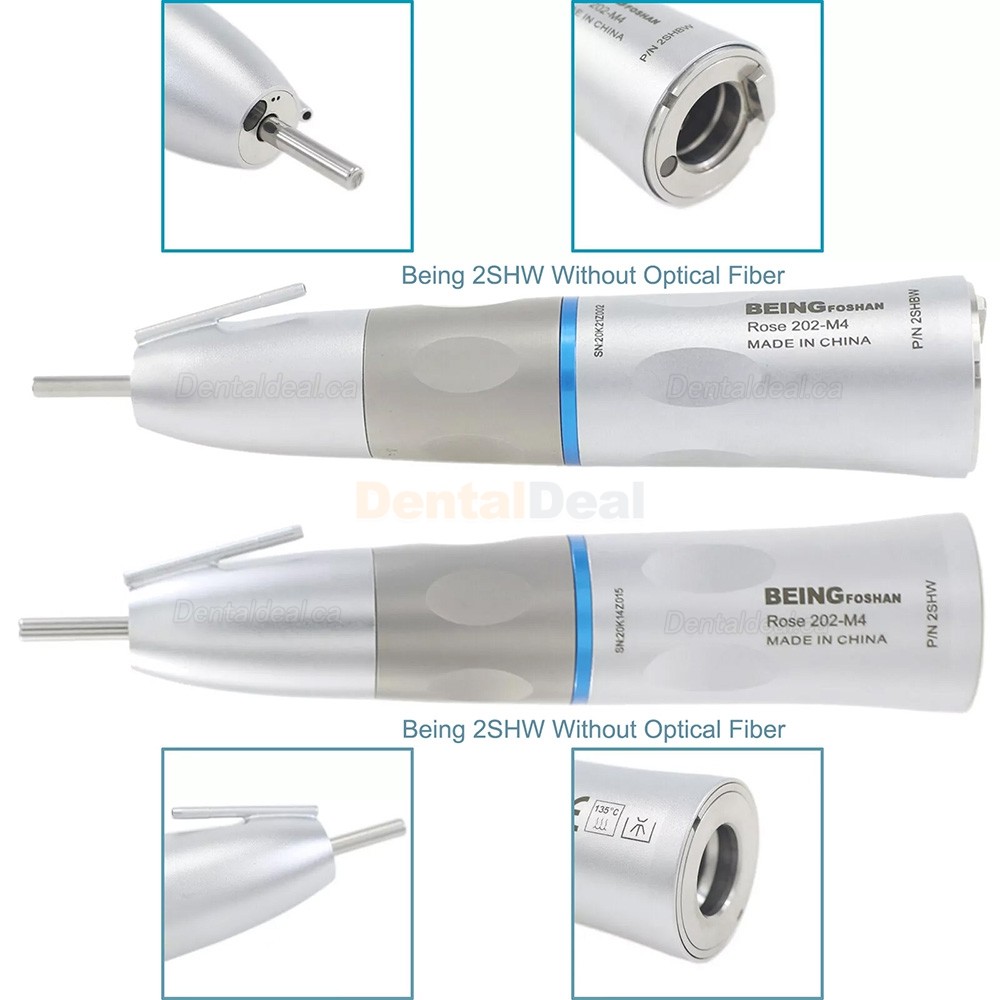 BEING 202SHBW Dental Straight Surgical Handpiece with LED Light